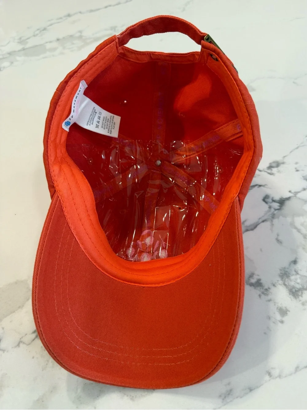 Free People FP Movement Buti Logo Baseball Hat Burnt Orange Pink Embroidered Cap